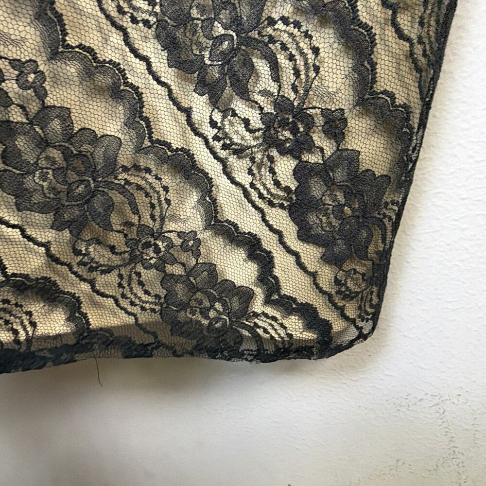 White House Black Market Lace Fit Flare Cocktail Dress mini 10 party wedding - Picture 6 of 12